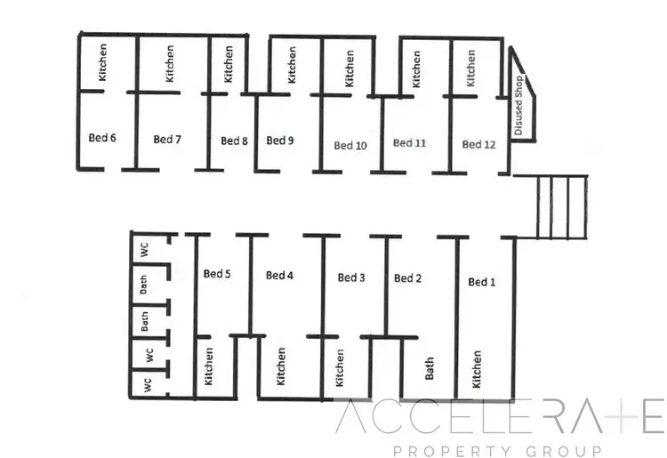 Floorplan of Homely unit listing, 5/555 Boundary Street, Spring Hill QLD 4000