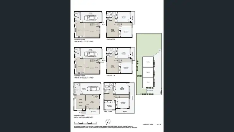 Floorplan of Homely unit listing, 1/69 Douglas Street, Greenslopes QLD 4120