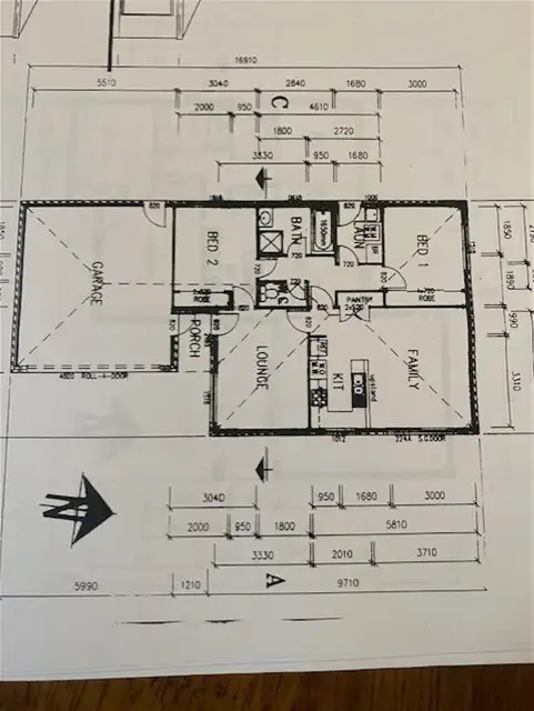 Floorplan of Homely unit listing, 3/9 Matthews Street, Grovedale VIC 3216