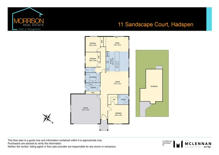 Floorplan of Homely house listing, 11 Sandscape Court, Hadspen TAS 7290