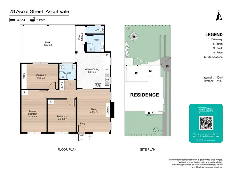 Floorplan of Homely house listing, 28 Ascot St, Ascot Vale VIC 3032