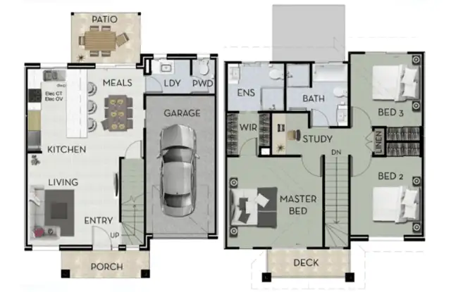 Floorplan of Homely house listing, 21/45 Costalot Street, Oxley QLD 4075
