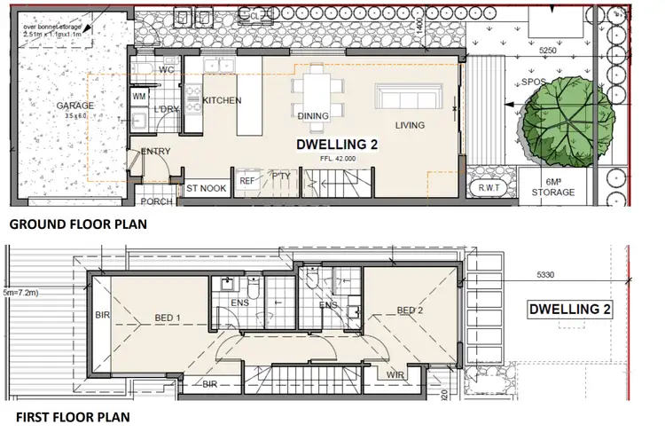 Floorplan of Homely townhouse listing, 2/26 Mclennan Street, Braybrook VIC 3019