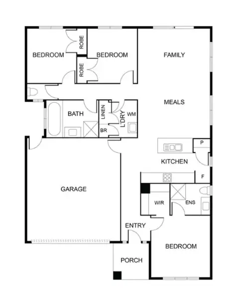 Floorplan of Homely house listing, Address available on request