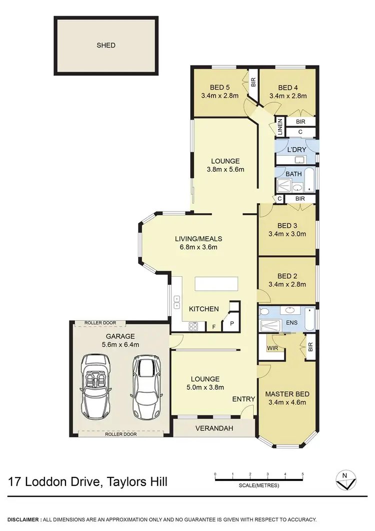 Floorplan of Homely house listing, 17 Loddon Drive, Taylors Hill VIC 3037