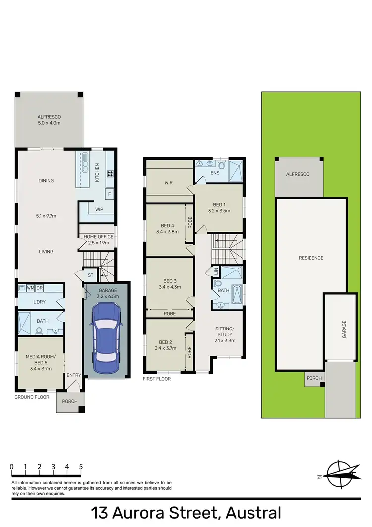 Floorplan of Homely house listing, 13 Aurora Street, Austral NSW 2179