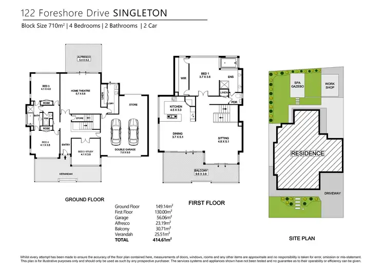Floorplan of Homely house listing, 122 Foreshore Drive, Singleton WA 6175