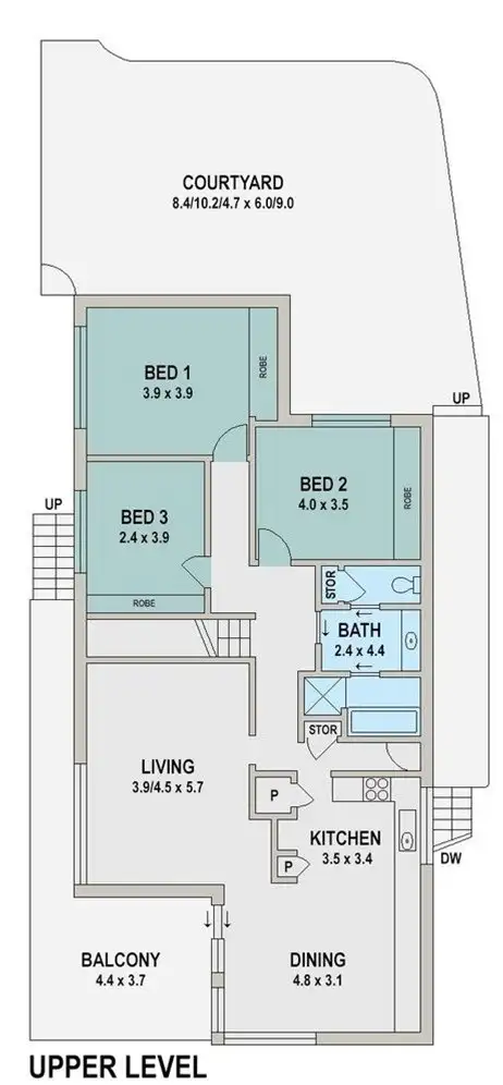 Floorplan of Homely house listing, 1 White Pl, Figtree NSW 2525
