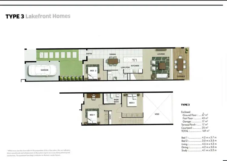 Floorplan of Homely townhouse listing, 15/29-49 VARSITY PARADE, Varsity Lakes QLD 4227