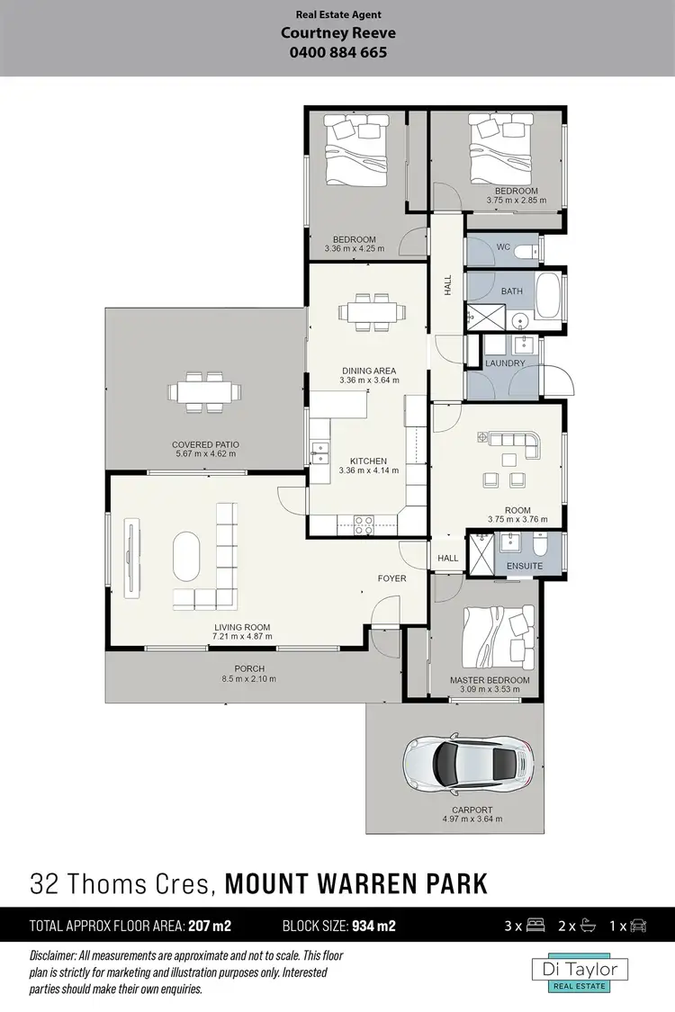 Floorplan of Homely house listing, 32 Thoms Crescent, Mount Warren Park QLD 4207