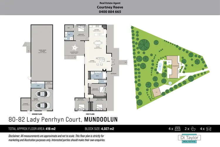 Floorplan of Homely house listing, 80-82 Lady Penrhyn Court, Mundoolun QLD 4285