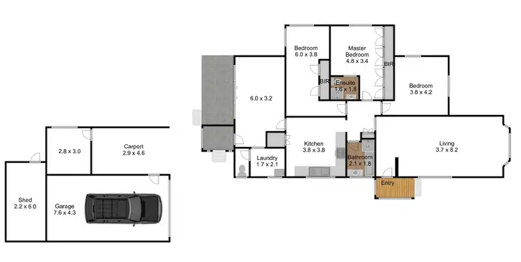 Floorplan of Homely house listing, 49 Vincent Road, Morwell VIC 3840