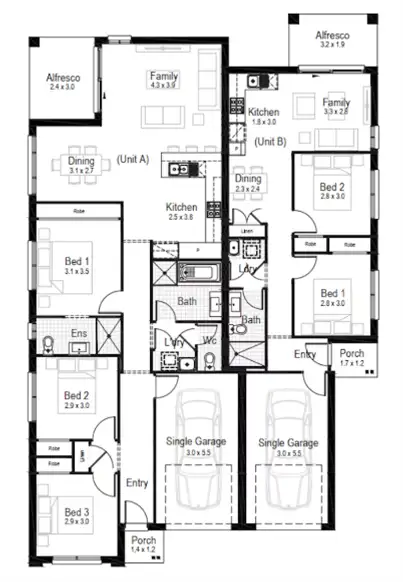 Floorplan of Homely house listing, Lot 56 Road # 6, Wadalba NSW 2259
