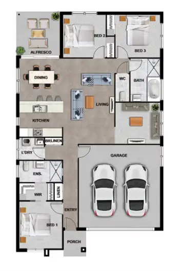 Floorplan of Homely house listing, Lot 401 Millstream Street, Julago QLD 4816