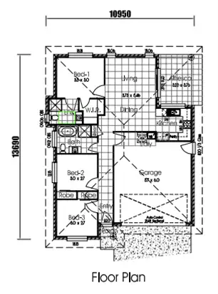 Floorplan of Homely house listing, Lot 42/1 Road, Glenvale QLD 4350