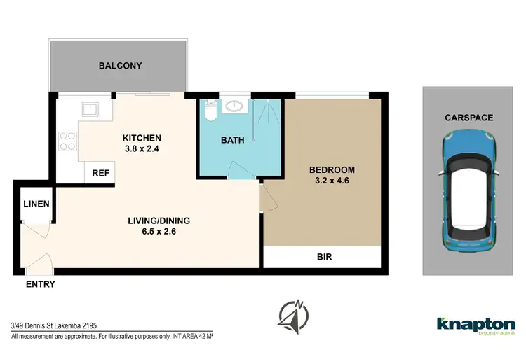 Floorplan of Homely unit listing, 3/49 Dennis Street, Lakemba NSW 2195