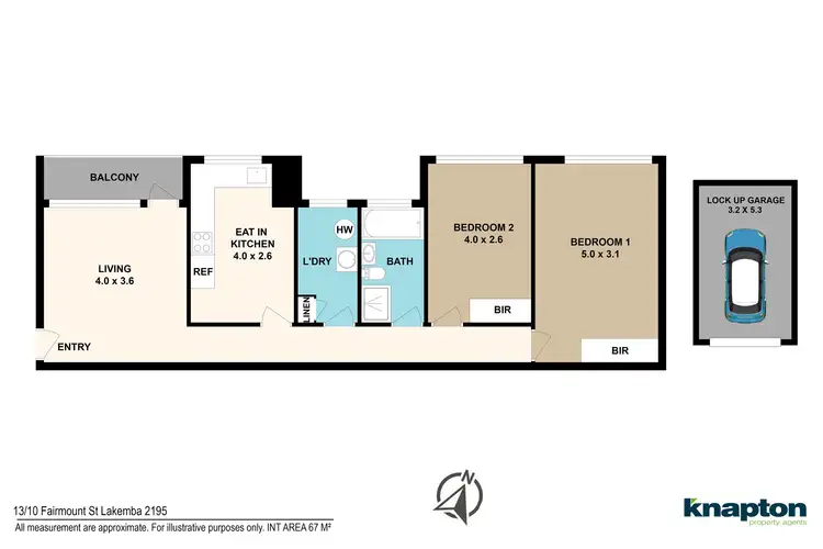Floorplan of Homely unit listing, 13/10 Fairmount St, Lakemba NSW 2195