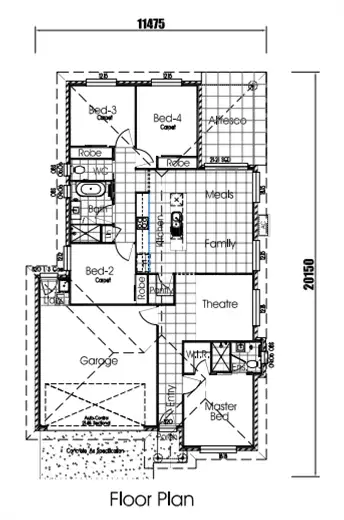 Floorplan of Homely house listing, Lot 41/1 Road, Glenvale QLD 4350