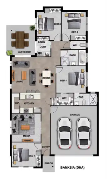 Floorplan of Homely house listing, Lot 353 Thallon Way, Julago QLD 4816
