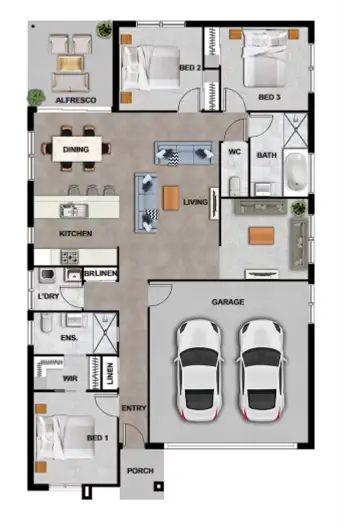 Floorplan of Homely house listing, Lot 353 Thallon Way, Julago QLD 4816