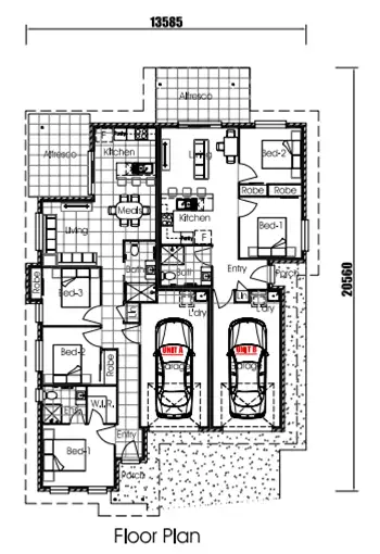 Floorplan of Homely house listing, Lot 72/Stage 4 Gibson Road, Rosenthal Heights QLD 4370