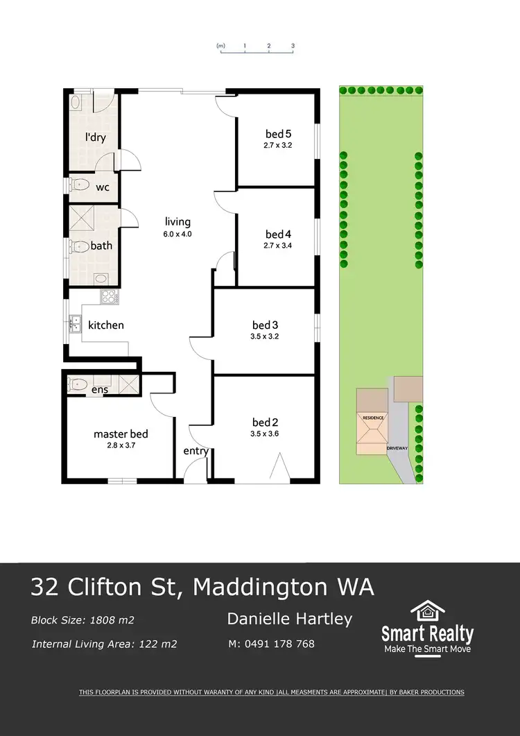 Floorplan of Homely house listing, 32 Clifton Street, Maddington WA 6109