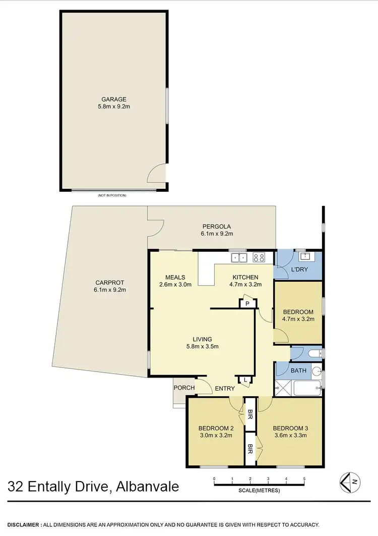 Floorplan of Homely house listing, 32 Entally Drive, Albanvale VIC 3021