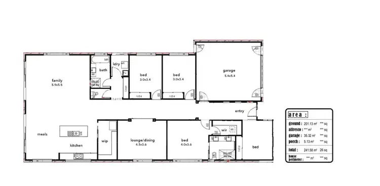 Floorplan of Homely house listing, 9 Olympic Circuit, Strathtulloh VIC 3338