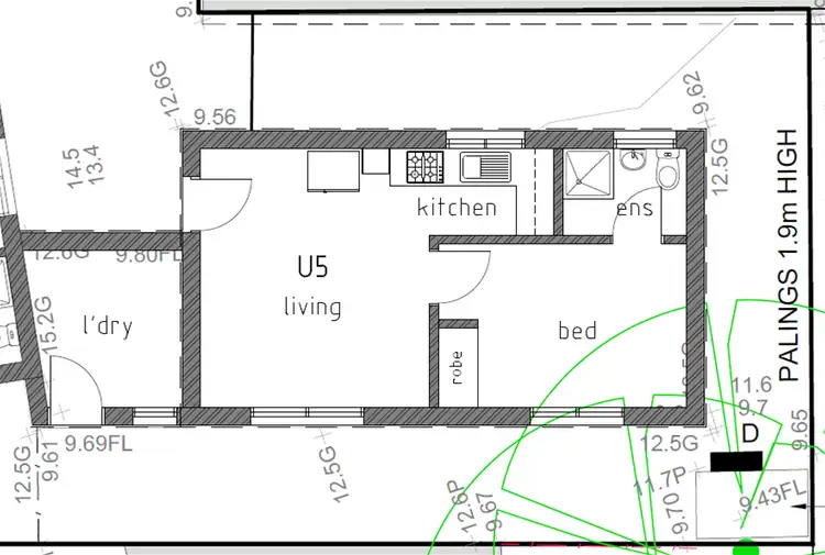 Floorplan of Homely unit listing, 5/15 Mozart Street, St Kilda VIC 3182