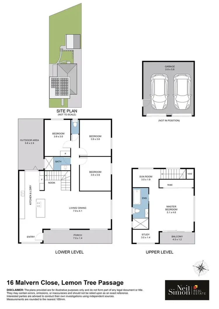 Floorplan of Homely house listing, 16 Malvern Road, Lemon Tree Passage NSW 2319