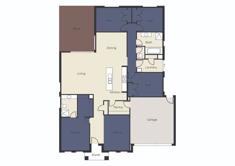 Floorplan of Homely house listing, 16 VILLAGE FAIR DRIVE, Newlands Arm VIC 3875