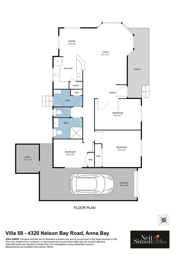 Floorplan of Homely house listing, 59/4320 Nelson Bay Road, Anna Bay NSW 2316