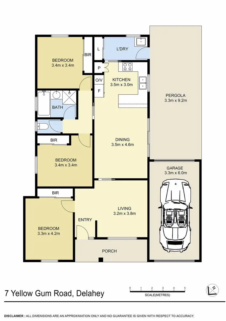 Floorplan of Homely house listing, 7 Yellow Gum Road, Delahey VIC 3037
