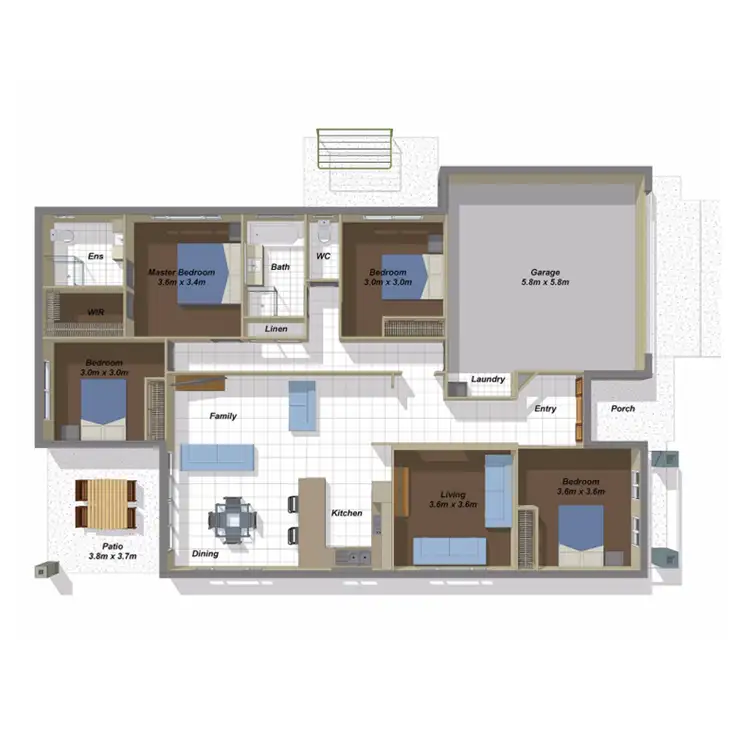 Floorplan of Homely house listing, Address available on request