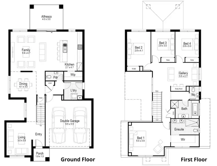 Floorplan of Homely house listing, Lot 57 Berkshire Circuit, Leppington NSW 2179