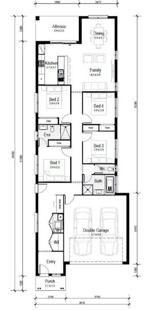 Floorplan of Homely house listing, Lot 1332 Grey Crescent, Narangba QLD 4504