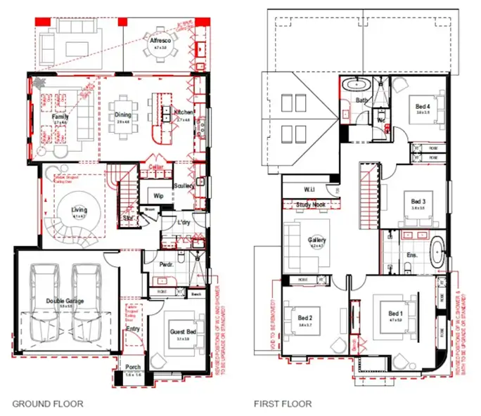 Floorplan of Homely house listing, Lot 1068 Brick Lane, Oran Park NSW 2570