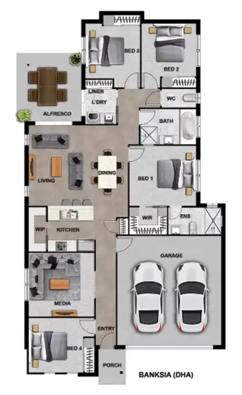 Floorplan of Homely house listing, Lot 390 Babinda Drive, Julago QLD 4816