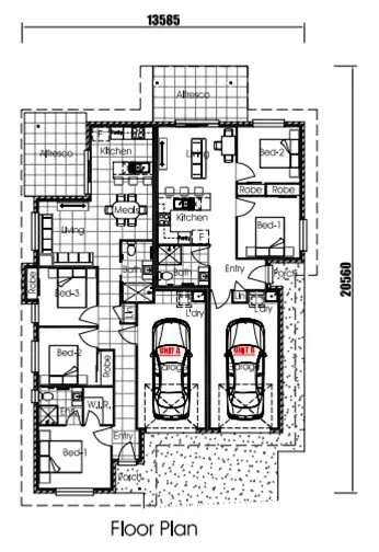 Floorplan of Homely house listing, Lot 79/Stage 4 Homestead Road, Rosenthal Heights QLD 4370