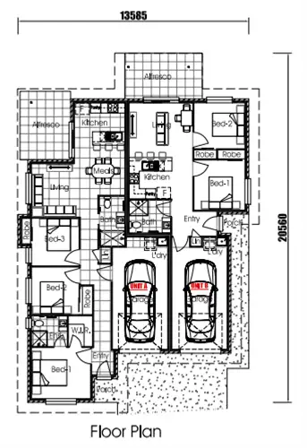 Floorplan of Homely house listing, Lot 67/Stage 4 Gibson Road, Rosenthal Heights QLD 4370