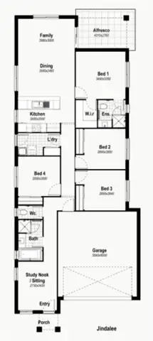 Floorplan of Homely house listing, Lot 24 New Road, Burpengary QLD 4505
