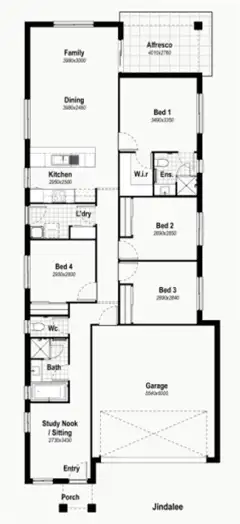 Floorplan of Homely house listing, Lot 14 New Road, Burpengary QLD 4505