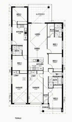 Floorplan of Homely house listing, Lot 51/25 Marion Street, Thirlmere NSW 2572