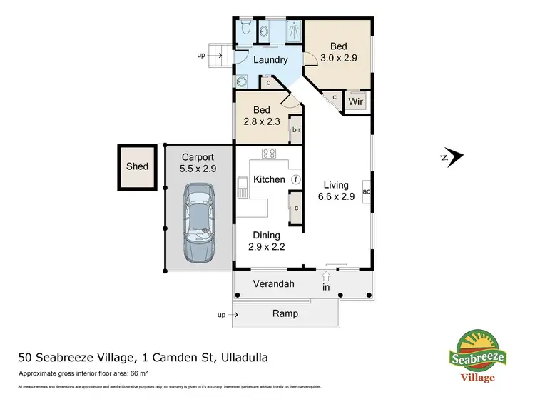 Floorplan of Homely house listing, 50/1 Camden St, Ulladulla NSW 2539
