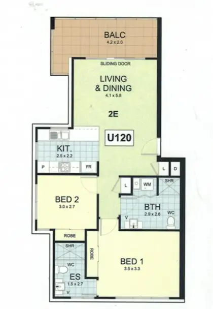 Floorplan of Homely apartment listing, Address available on request