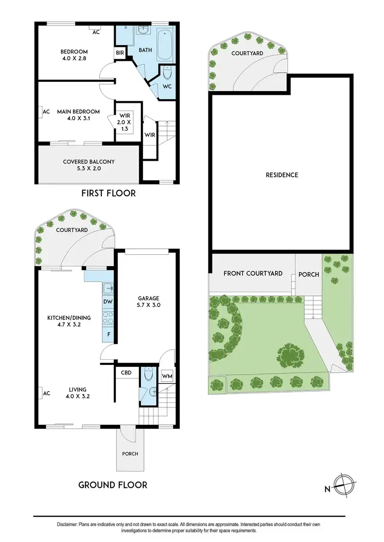 Floorplan of Homely house listing, 2 /44 - 45 Nepean Highway, Seaford VIC 3198