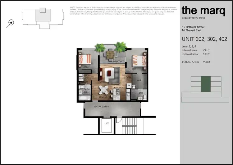 Floorplan of Homely unit listing, 302/19 Bothwell Street, Mount Gravatt QLD 4122
