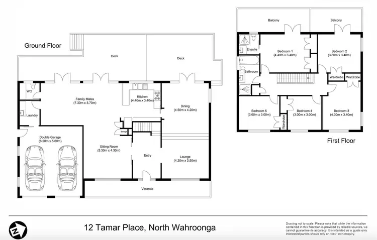 Floorplan of Homely house listing, 12 Tamar Place, North Wahroonga NSW 2076