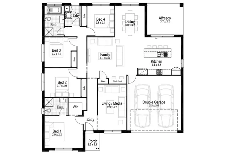 Floorplan of Homely house listing, Address available on request