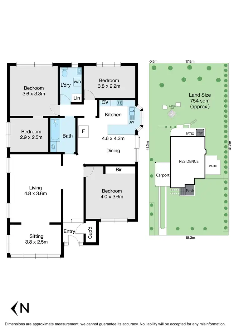 Floorplan of Homely house listing, 46 Sherbrook Ave, Ringwood VIC 3134